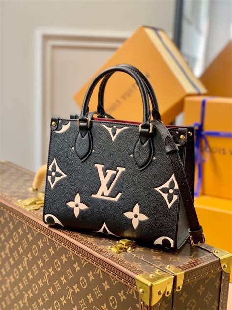 louis vuitton bag black and gold